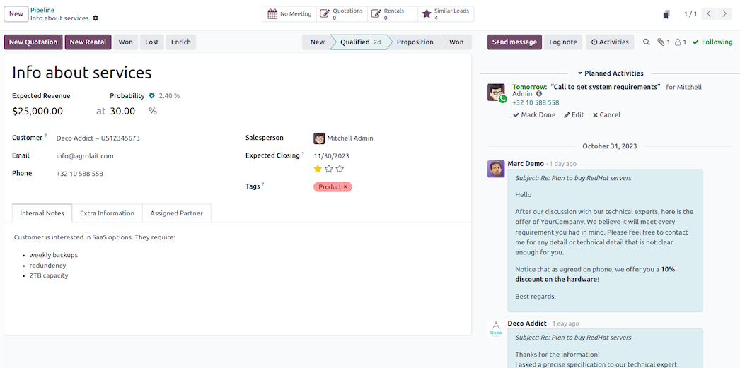 odoo crm2